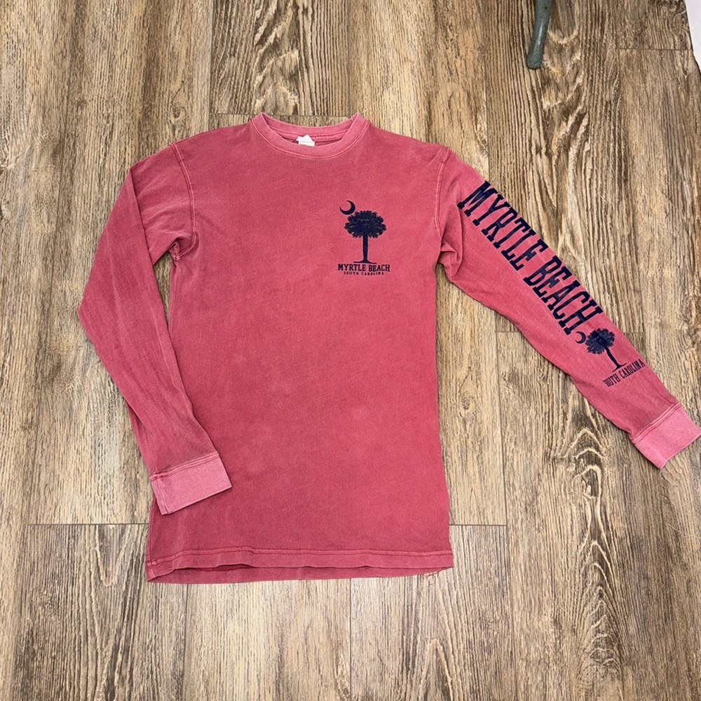 Sale‼️ 2/$20 ⬇️ Men’s Collegiate size S Myrtle Beach Graphic Faded Tee